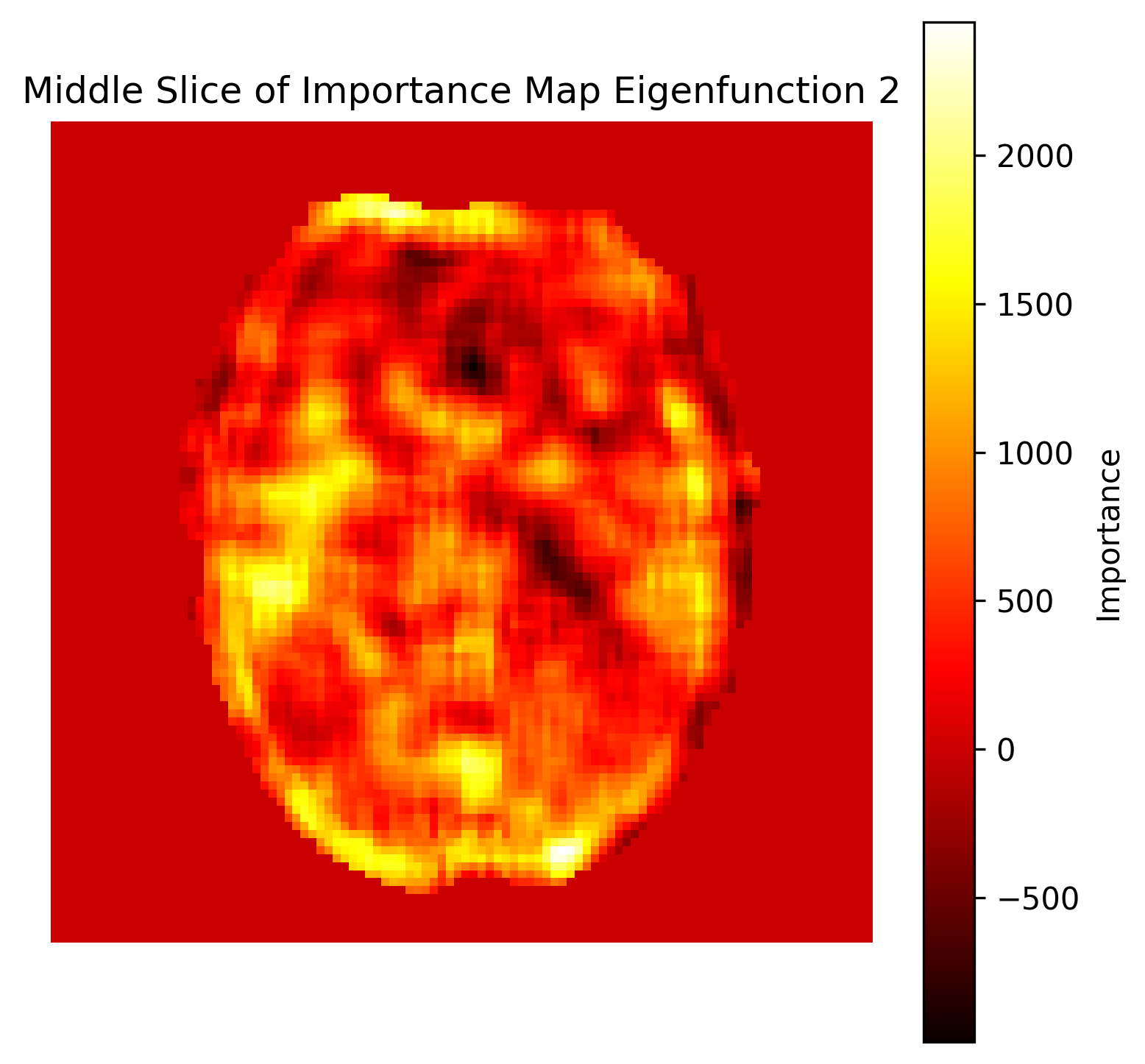 Voxel importance map